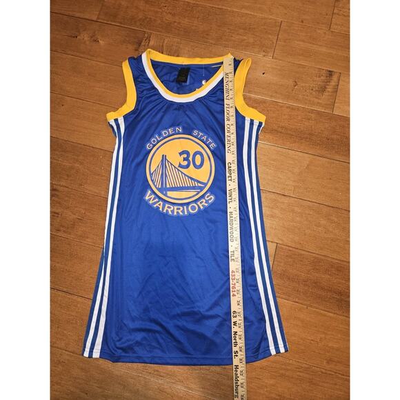 NWT! Adidas Golden State Warriors Swingman Stephen Curry Jersey Dress XL - Picture 11 of 11